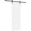 Slankios durys Balta ir juoda 83 x 232 cm