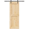 Slankios durys NARVIK 85 x 210 cm (152,5 cm) Natūrali ir juoda