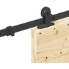 Slankios durys NARVIK 85 x 210 cm (152,5 cm) Natūrali ir juoda