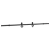 Slankios durys NARVIK Natūrali ir juoda 100 x 210 cm (213,5 cm)