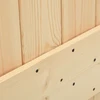 Slankios durys NARVIK Natūrali ir juoda 70 x 210 cm (152,5 cm)