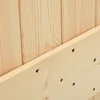 Slankios durys NARVIK Natūrali ir juoda 70 x 210 cm (152,5 cm)