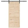 Slankios durys Natūrali 100 x 208 cm Pušies medienos masyvas