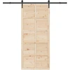Slankios durys Natūrali 100 x 208 cm Pušies medienos masyvas