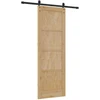 Slankios durys Natūrali 73,5 x 211 cm Pušies medienos masyvas