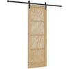 Slankios durys Natūrali 73,5 x 211 cm Pušies medienos masyvas