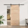 Slankios durys Natūrali 80 x 208 cm Pušies medienos masyvas