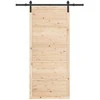 Slankios durys Natūrali 80 x 208 cm Pušies medienos masyvas