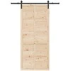 Slankios durys Natūrali 80 x 208 cm Pušies medienos masyvas