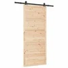 Slankios durys Natūrali 80 x 208 cm Pušies medienos masyvas