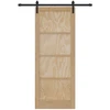 Slankios durys Natūrali 83 x 211 cm Pušies medienos masyvas