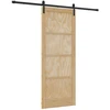 Slankios durys Natūrali 83 x 211 cm Pušies medienos masyvas