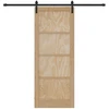 Slankios durys Natūrali 83 x 211 cm Pušies medienos masyvas