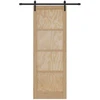 Slankios durys Natūrali 83 x 232 cm Pušies medienos masyvas