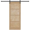 Slankios durys Natūrali 86 x 211 cm Pušies medienos masyvas