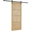 Slankios durys Natūrali 86 x 211 cm Pušies medienos masyvas