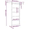 Slankios durys 90 x 208 cm Pušies medienos masyvas Natūrali