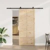 Slankios durys Natūrali 90 x 208 cm Pušies medienos masyvas