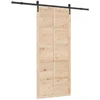 Slankios durys Natūrali 90 x 208 cm Pušies medienos masyvas