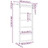 Slankios durys Natūrali 90 x 208 cm Pušies medienos masyvas