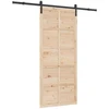 Slankios durys Natūrali 90 x 208 cm Pušies medienos masyvas