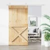 Slankios durys Natūrali ir Balta 100 x 210 cm