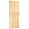 Slankios durys Natūrali ir Balta 100 x 210 cm