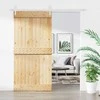 Slankios durys Natūrali ir Balta 100 x 210 cm
