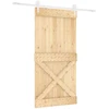 Slankios durys Natūrali ir Balta 100 x 210 cm