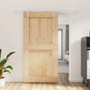 Slankios durys Natūrali ir Balta 100 x 210 cm