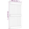Slankios durys Natūrali ir Balta 100 x 210 cm