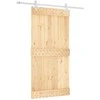 Slankios durys Natūrali ir Balta 100 x 210 cm