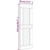 Slankios durys Natūrali ir Balta 70 x 210 cm