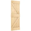 Slankios durys Natūrali ir Balta 70 x 210 cm