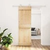 Slankios durys Natūrali ir Balta 70 x 210 cm