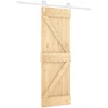Slankios durys Natūrali ir Balta 70 x 210 cm