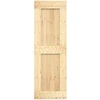 Slankios durys 70 x 210 cm Natūrali ir Balta