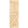 Slankios durys Natūrali ir Balta 70 x 210 cm