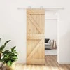 Slankios durys Natūrali ir Balta 70 x 210 cm