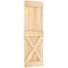 Slankios durys Natūrali ir Balta 70 x 210 cm