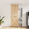 Slankios durys Natūrali ir Balta 70 x 210 cm