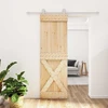 Slankios durys Natūrali ir Balta 70 x 210 cm