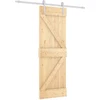 Slankios durys Natūrali ir Balta 70 x 210 cm