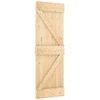 Slankios durys Natūrali ir Balta 70 x 210 cm