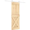 Slankios durys Natūrali ir Balta 70 x 210 cm