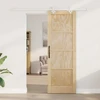 Slankios durys Natūrali ir Balta 73,5 x 211 cm