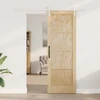 Slankios durys Natūrali ir Balta 73,5 x 211 cm