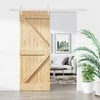 Slankios durys Natūrali ir Balta 80 x 210 cm