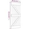 Slankios durys Natūrali ir Balta 80 x 210 cm