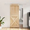 Slankios durys Natūrali ir Balta 80 x 210 cm